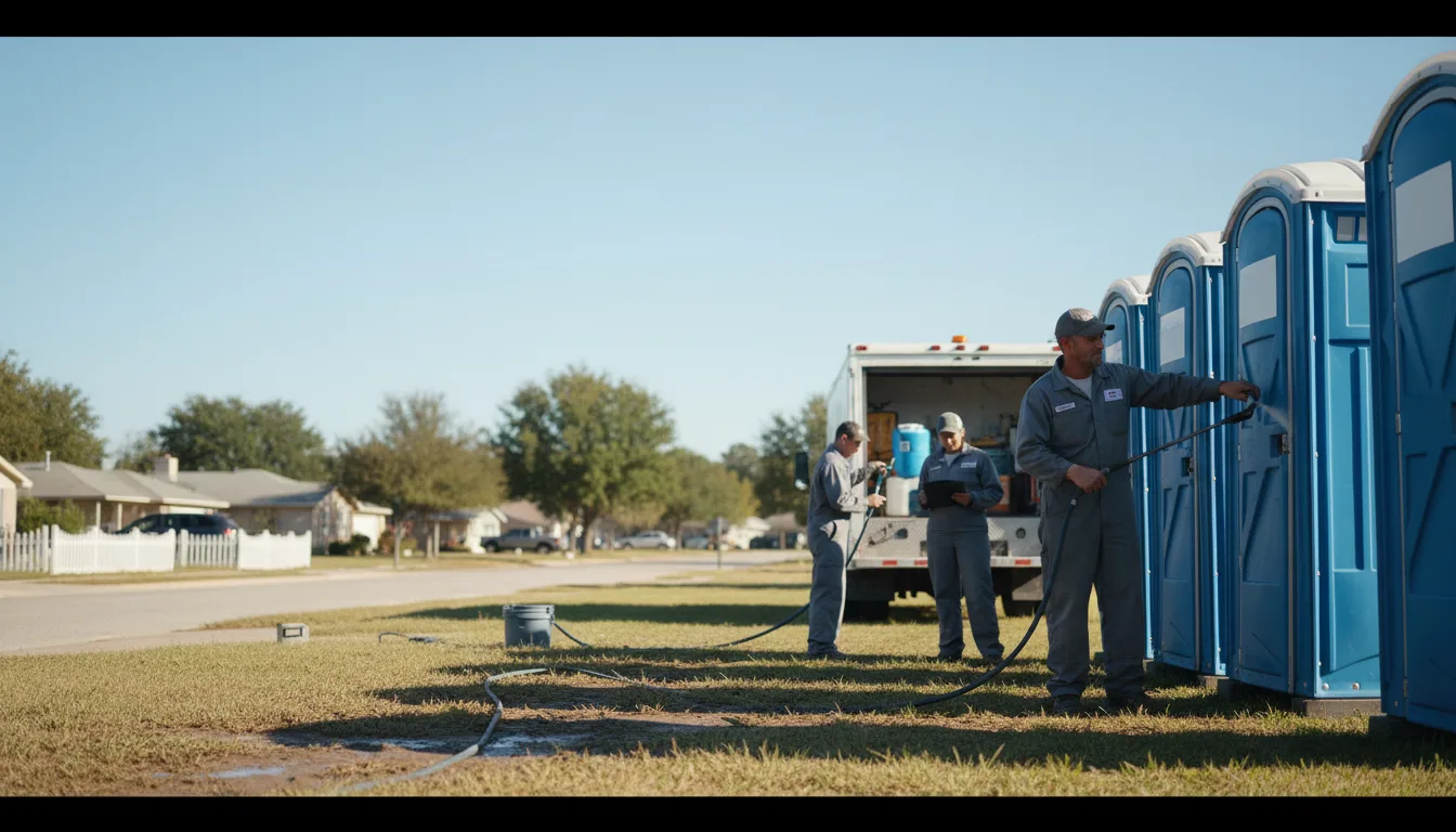 Long-Term Portable Toilet Rental in Willis, TX near me